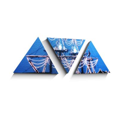 China PH6 P6 size indoor customized triangle led display full color led screen indoor outdoor led screen price for sale