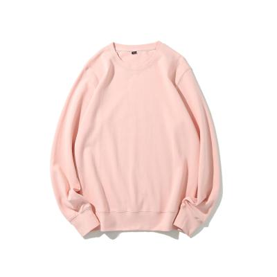 China Anti-wrinkle Hot selling heavy weight sweatshirt round neck casual hoodies custom solid color pullover hoodie for sale