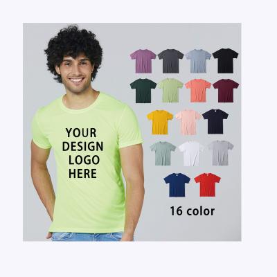 China Anti-wrinkle customised business 100% Cotton t shirt personalized Custom print Design logo man t shirts white custom t shirt for sale