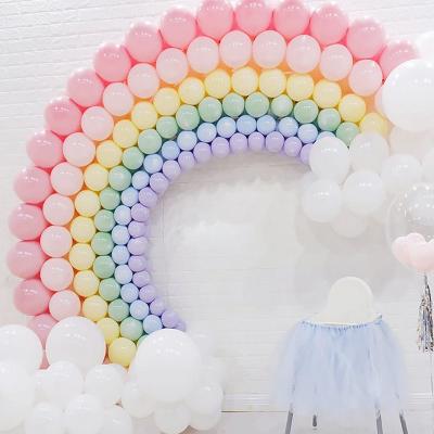 China Garland Birthday Party Decoration Baby Latex Balloon Toy Latex Balloons Arch Macaron Baptism Shower Wedding Birthday Promotional Balloon for sale