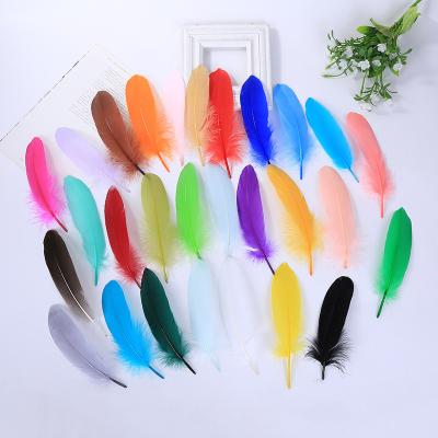 China Festival Decoration Natural Feathers 10-15cm 4-6inch Turkey Plume Feather DIY Jewelry Craft Making Accessories for Wedding Party Decoration for sale