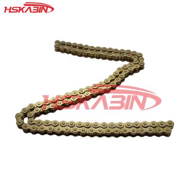 China Popular Motorcycle Accessories KMC420/428/520/530 Offroad Gold Black Chain Link for sale