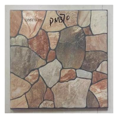 China Glazed Metallic Rustic Stone Tiles 300x300mm Ceramic Tile Outdoor Garden Balcony Floor Tile for sale