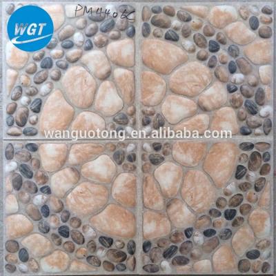 China Rustic Garden Gloss Tiles Hot Sale Ceramic Mexican Footpath Tile for sale