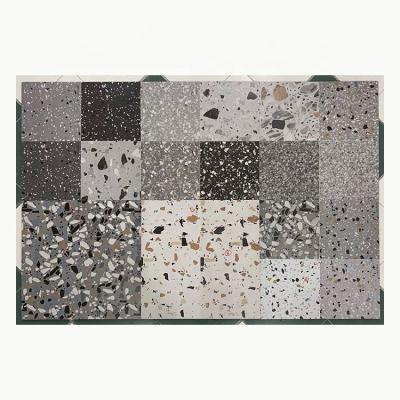 China Rustic Porcelain Tiles 600x600mm Indoor Outdoor Outdoor Shopping Mall Floor Tiles Terrazzo Porcelain Tile for sale