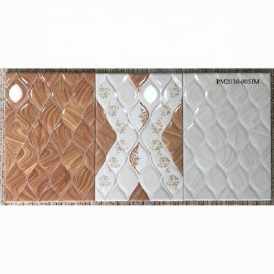 China Glazed Metallic Tiles Gold Supplier Fuzhou 20x30 Glazed Decorative Bathroom Ceramic Wall Tile for sale