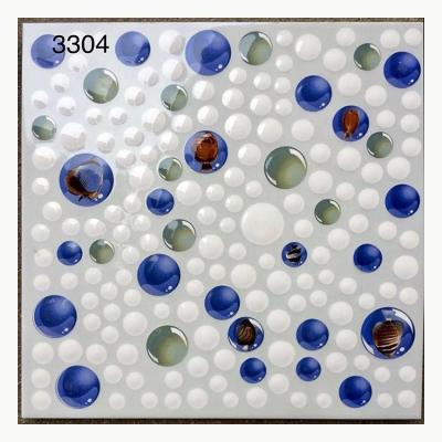 China Glazed Metallic Tiles 300x300mm Family Toilet Floor Tiles for sale