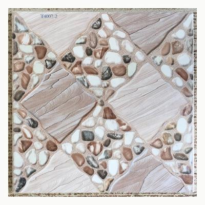 China Glazed Metal Tiles Kitchen Indoor Anti-Slip Floor Tile for sale