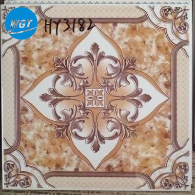 China Glazed Metallic Floor Tiles 300x300 Small Size Carpet Glazed Ceramic Tile for sale