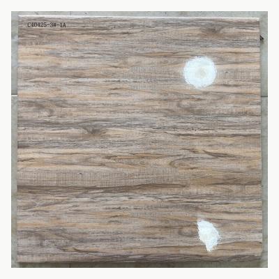 China Interior Glazed Metal Tiles and Exterior House Design Ceramic Tiles Wood Texture Porcelain Tile Wood Grain Ceramic Tiles for sale