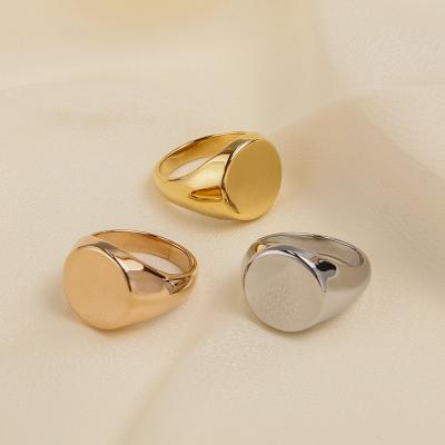 China Factory direct wholesale concise sales European and American new simple multi-color round stainless steel soft ring for sale