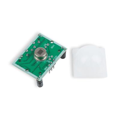 China Infrared sensor HC-SR501 Green board blue board module human infrared sensing module thermoelectric infrared sensor with a large sensing range for sale