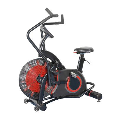 China Adjustable Resistance Air Bike / Commercial Exercise & Workout Cardio Belt Drive Fitness Air Bike for sale