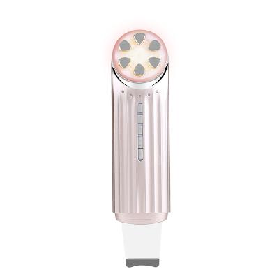 China New Multifunctional Rechargeable Ion Cleansing Sonic Pore Cleanser Dark Circles Skin Massager EMS Lifting Portable Waist Cutting Machine for sale