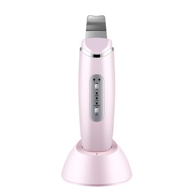 China Multifunctional Dark Circles Sonic Cleansing To Remove Vibration Ion Facial Skin Peeling Ultrasonic Scrubber for sale