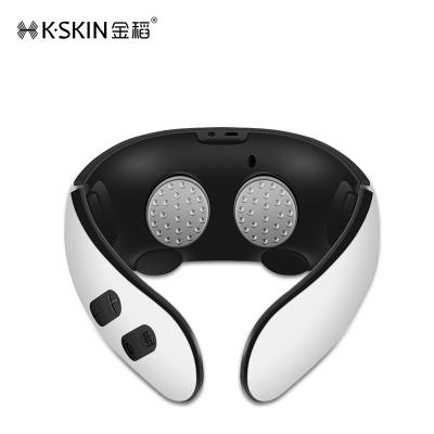 China Neck Neck KSKIN Shoulder Portable Smart Radio White And Purple Massager for sale