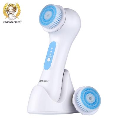 China DEEP CLEANING Kingdom Cares Handy Waterproof Facial Cleansing and Massage Brush for sale