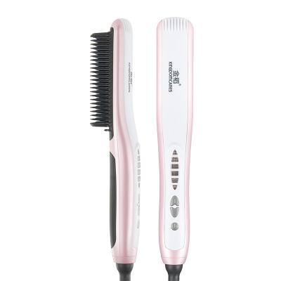 China Round Far Infrared Ionic Hair Brush Hair Dryer Brush Blow Dryer Hair Straightener Radiance Motor Power Garage Parts Sales Hotel Feature for sale