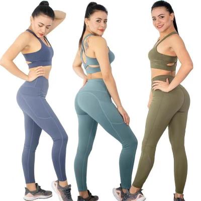 China Hot Style Solid Color Breathable High Quality High Waisted Yoga Pants Wholesales Womens Yoga Pants Active Wear Leggings Seamless for sale