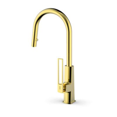 China Modern China Kitchen Pull Out Brass Faucet Mixer for sale