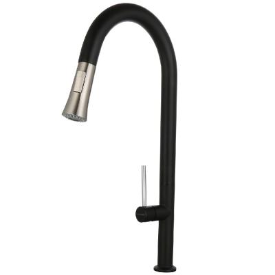 China Modern Best Seller New Product Antique 304 Stainless Steel Series Pull Out Spray Shower Kitchen Faucet for sale