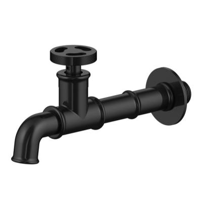 China Modern Logo Printed Industry Valve Bibcock Cold Water Faucet for sale