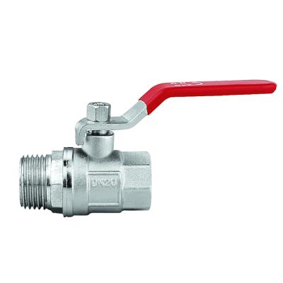 China Customized Brass Handle High Performance Flow Control Mini Ball Valve With Long Handle 12101105 for sale