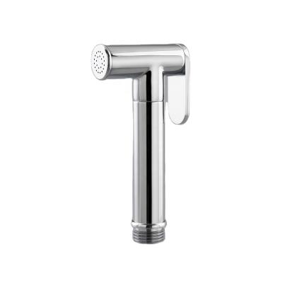 China Modern Handheld Bidet Sprayer , Most Popular Shattaf White Brass Sprayer For Toilet for sale