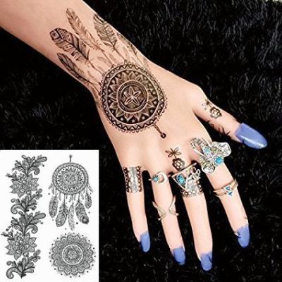 China Best Selling 2021 Temporary Custom Design Reusable Tattoo Stencil for sale