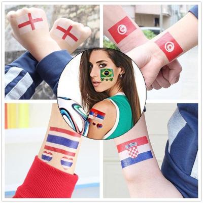 China Small Body Face Sticker Nation Flag Temporary Nations World Cup Temporary Tattoo Stickers Germany for sale