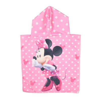 China Microfiber Child Safe Sand Beach Towel Free Hooded Towel For Beach Poncho Towel for sale