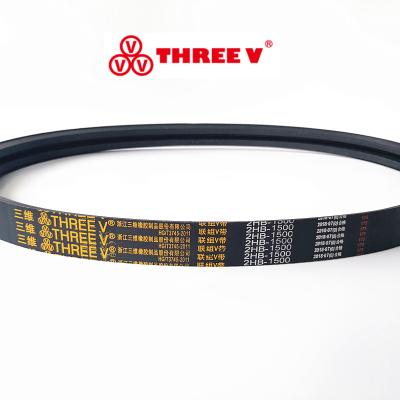 China THREEV Rubber V-Belt, Wrapped V-Belt O A Since C D E 3L 4L 5L Y M Y K D CD for sale