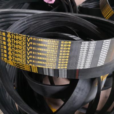 China BB Angle Rubber HBB Or Double V-Belt 2HB 4HB 6HB Rubber Belts for sale