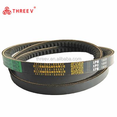 China Flexibility High Raw Wedge Edge Cogged V-Belts for sale