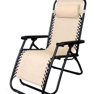 China Outdoor Leisure Relax Lounge Chair Zero Gravity Folding Sunbathe Furniture for sale