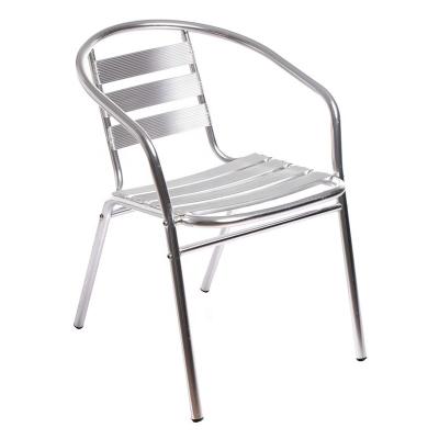 China Custom Outdoor Garden Chair Aluminium Coffee Shop Leisure Rattan Furniture for sale