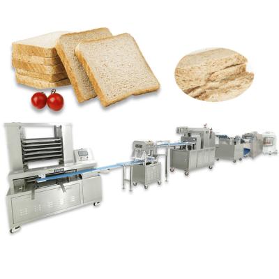 China Automatic Snacks Factory High Capacity Toast Bread Bread Production Line for sale