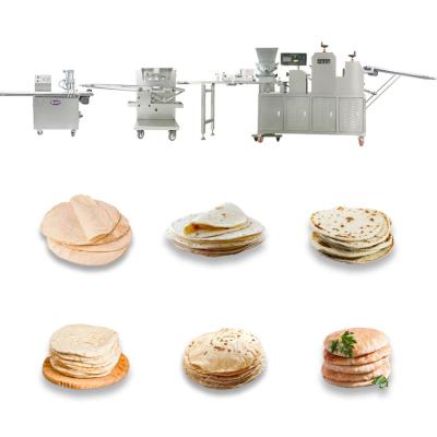 China Automatic Snack Factory Naan Bread Making Machine Flour Tortilla Machine Production Line for sale