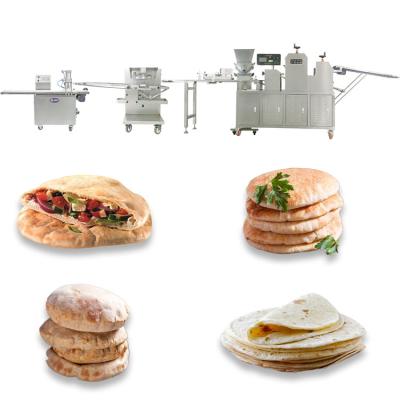 China Automatic Pita Bread Chapati Tortilla Naan Bread Making Machine Snacks Factory Commercial Roti Machine for sale