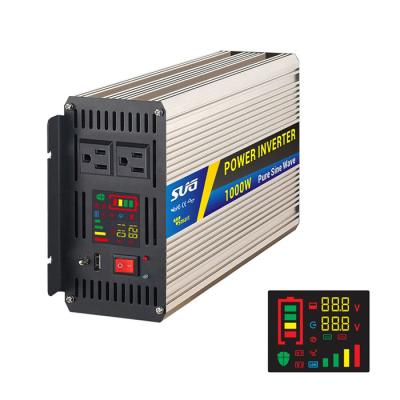 China Hochfrequenz weg von Gitter FCC 1000 Watt-reiner Sinus-Wellen-Inverter zu verkaufen