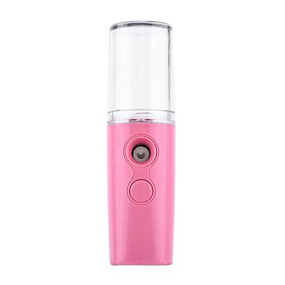 China 2020 New Design Portable Ultrasonic Facial Body DEEP CLEANING Pink Hand Held Nebulizer for sale