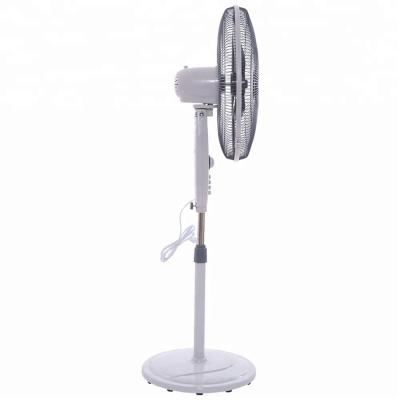 China Hotel Household High Power Floor 16 Inch Rechargeable Stand Fan Motor for sale