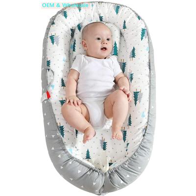 China Modern Soft Baby Bed Co Nest Pillow Infant Sofa Sleeper Crib Newborn Portable Mattress for sale