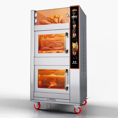 China Oil Factory Sweet Potato Machine Commercial Street Oven Automatic Stall Small Electric Cooking Corn for sale