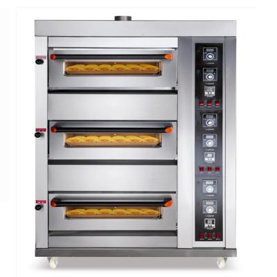 China New Arrival Gas Flour Mill Commercial Oven Pizza Cake Breading Baking Machine Oven With 304 Stainless Steel for sale