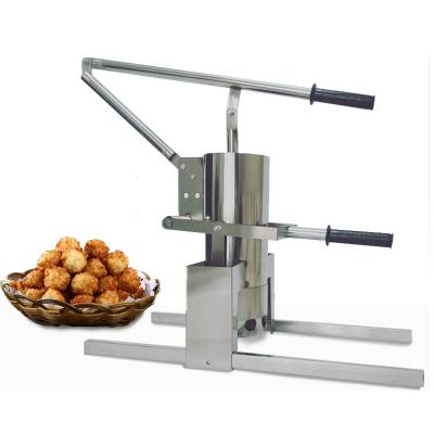 China High Efficiency Stainless Steel Meatball Forming Machine Hand Press Meatball Maker Manual Flesh Fish Ball Extruder Machine for sale