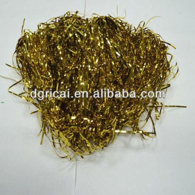 China Easter flame retardant metallic grass for decoration for sale