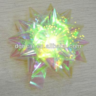 China 2013 non-toxic new design gift star bow with LED light for sale