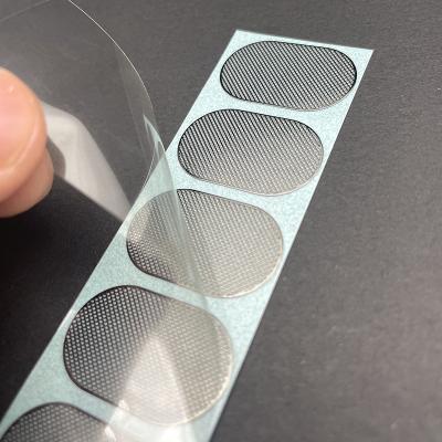 China Waterproof custom mini speaker grill mesh nickel holes speaker net electrofroming sticker for sale