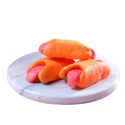 China Mixed Natural Flavor Hot Dog Shape Gummy Candy Soft Gelatin QQ Candy for sale